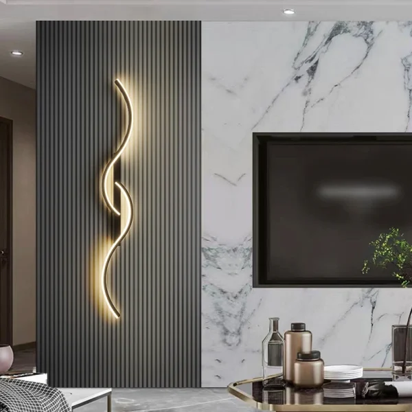 Modern LED Wall Lamp Long Strip Wall Sconces