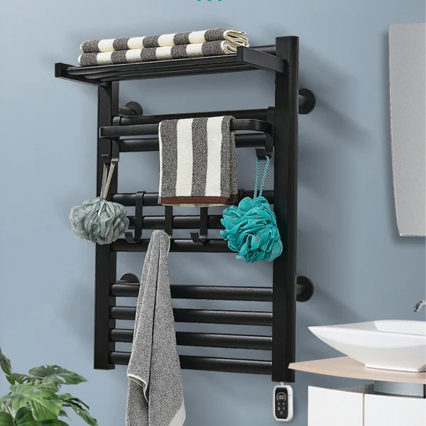 Wall Mounted Heated Towel Rack For Bathroom